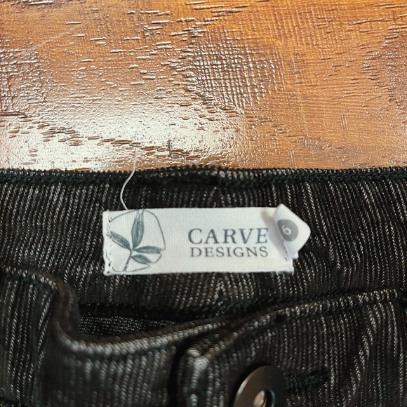 Carve Design Black Skinny Cords - Picture 3 of 4